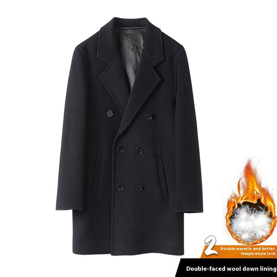 Mid-length Down Double-sided Cashmere Men&